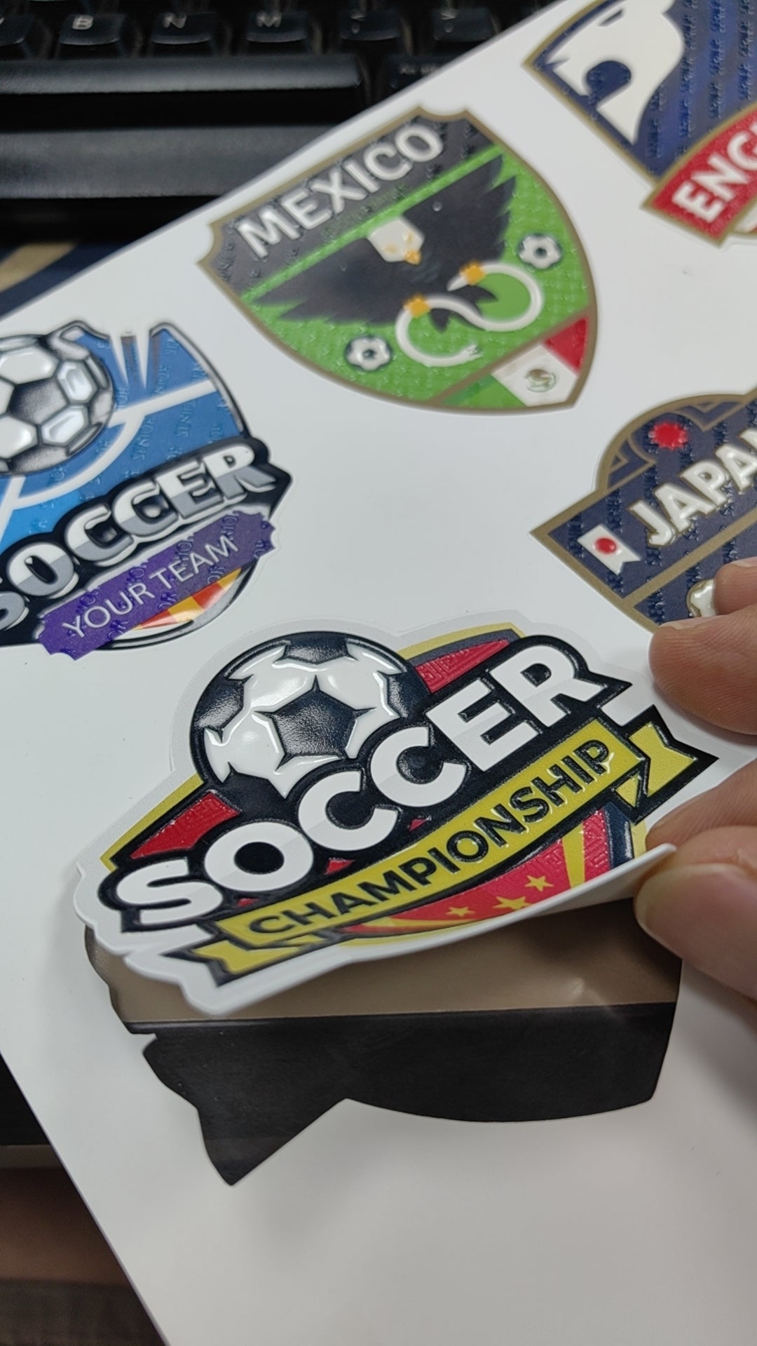 3D TPU Heat Transfer Film  Printable Raised Embossed Vinyl for Custom Patches & Apparel — image 16
